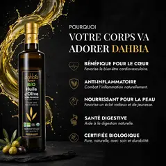 Pourquoi votre corps va ADORER DAHBIA | Bénéfique pour le cœur, Favorise le bien-être cardiovasculaire. | Anti-inflammatoire, Combat l'inflammation naturellement. | Nourrissant pour la peau, Favorise un éclat radieux et de jeunesse. | Santé digestive, Aide à la digestion naturelle. | Certifiée Biologique, Pure, naturelle, avec soin et durabilité.
